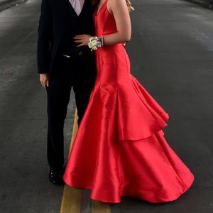 Faviana Red Prom Dress